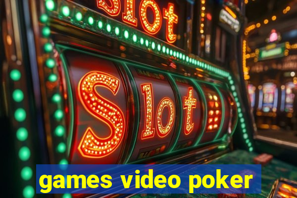 games video poker