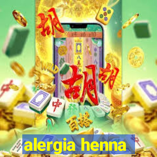 alergia henna