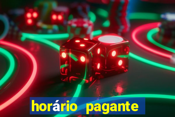 horário pagante fortune tiger