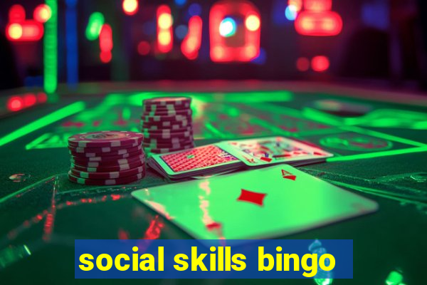 social skills bingo