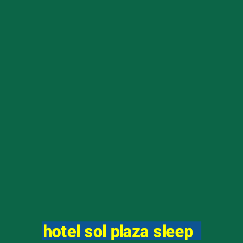 hotel sol plaza sleep