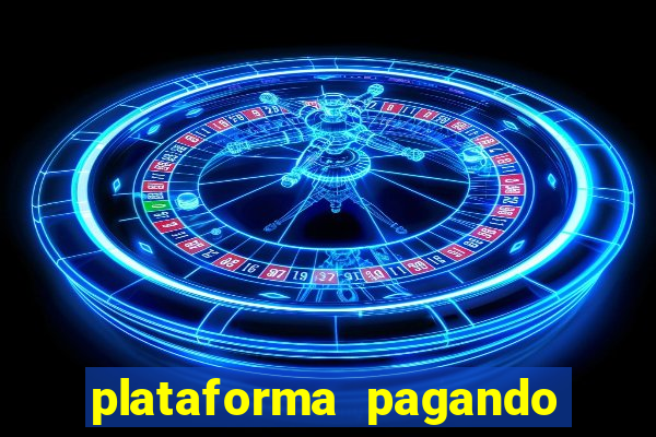 plataforma pagando no cadastro