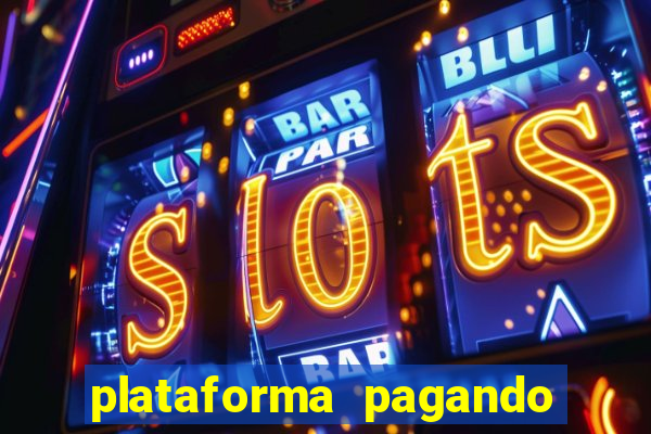 plataforma pagando no cadastro