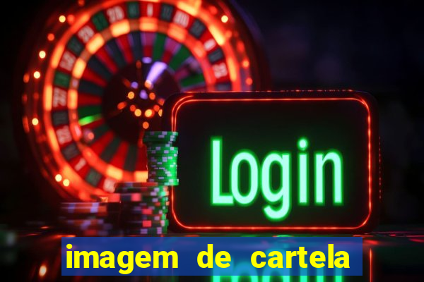 imagem de cartela de bingo