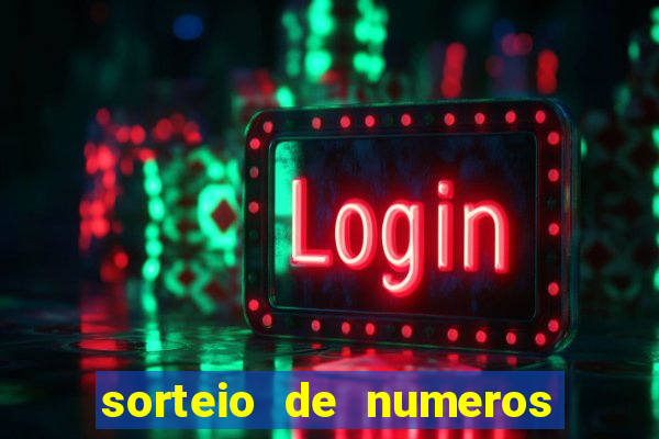 sorteio de numeros de bingo