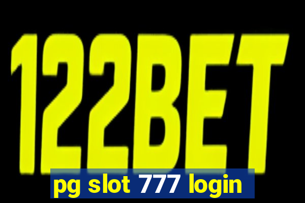 pg slot 777 login