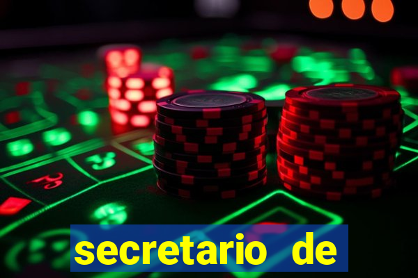 secretario de esporte salario