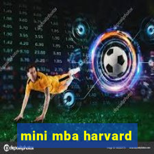 mini mba harvard