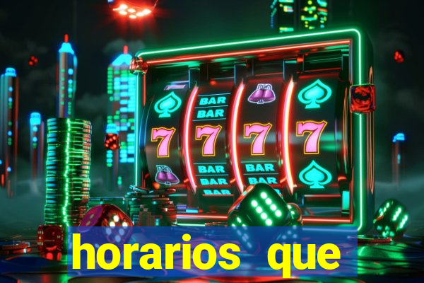 horarios que fortune tiger paga