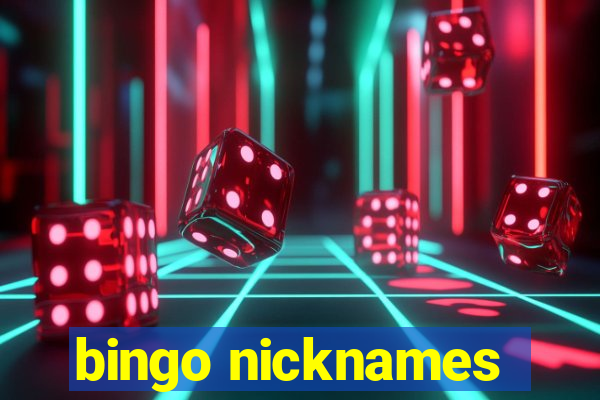 bingo nicknames