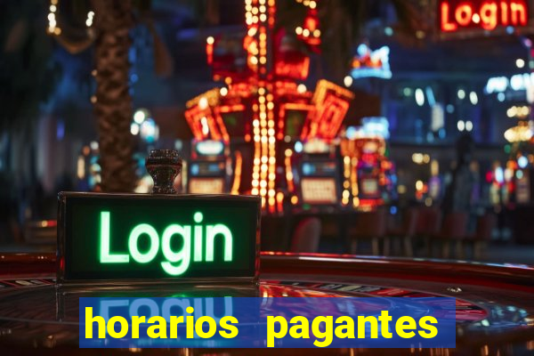 horarios pagantes pg slots