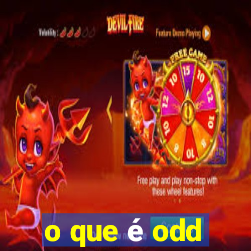 o que é odd