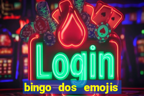 bingo dos emojis para imprimir