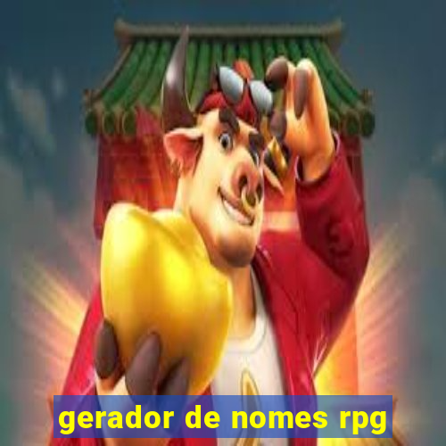 gerador de nomes rpg