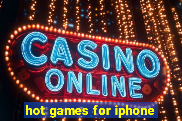 hot games for iphone