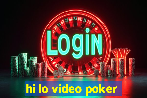 hi lo video poker