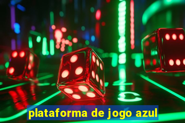 plataforma de jogo azul