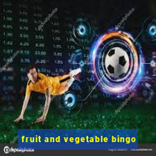 fruit and vegetable bingo