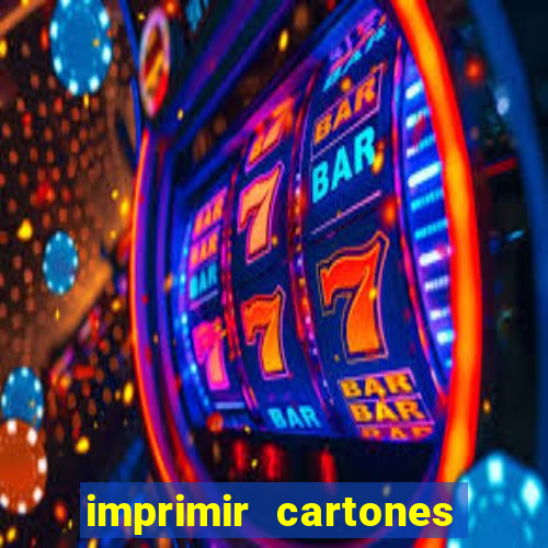 imprimir cartones de bingo