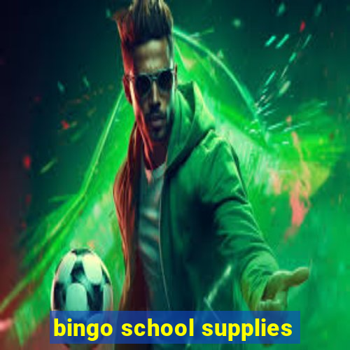 bingo school supplies