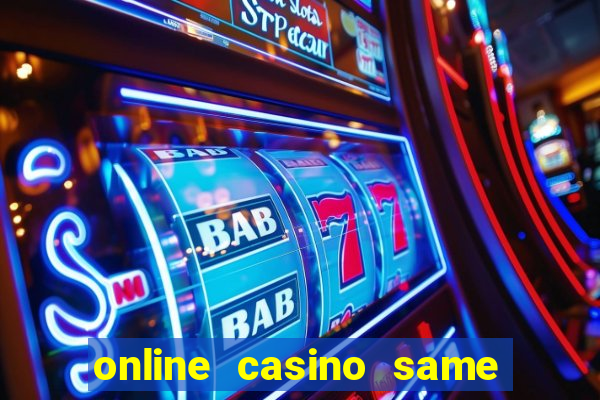 online casino same day payout