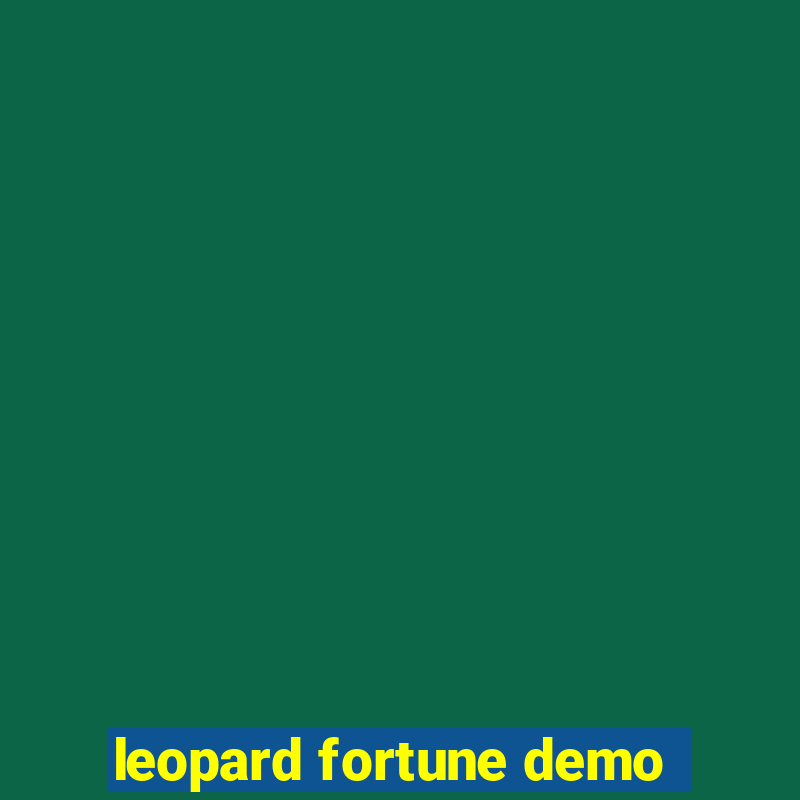 leopard fortune demo