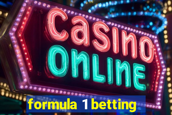 formula 1 betting