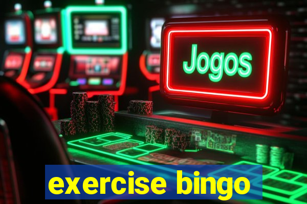 exercise bingo