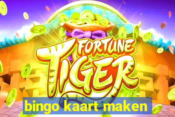 bingo kaart maken