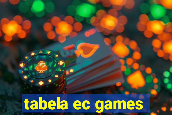 tabela ec games