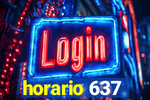 horario 637