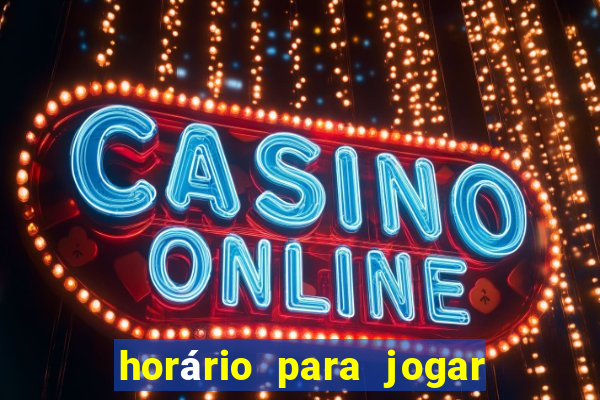 horário para jogar fortune ox