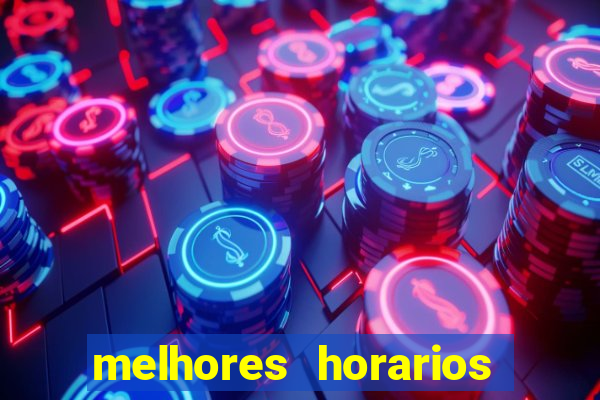 melhores horarios para jogar fortune tiger