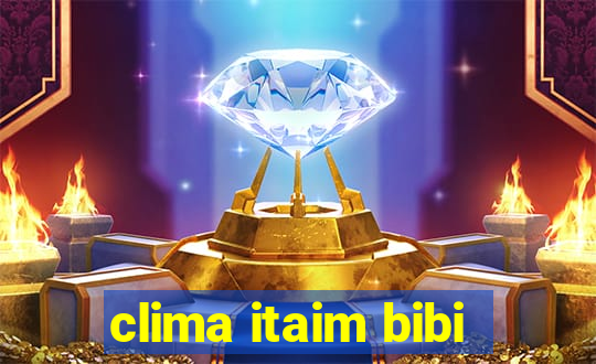 clima itaim bibi