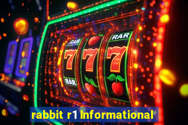 rabbit r1 Informational