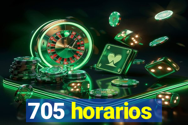 705 horarios