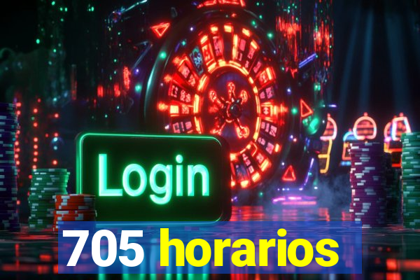 705 horarios