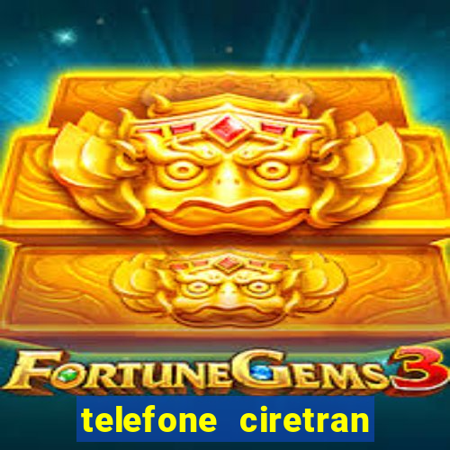 telefone ciretran de cruzeiro sp