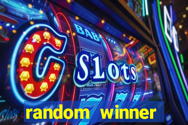 random winner triple play slot