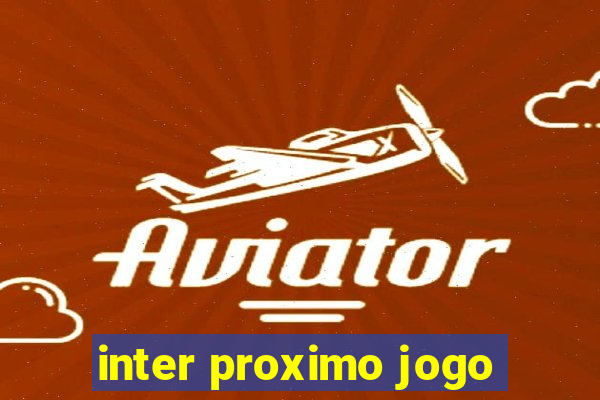 inter proximo jogo