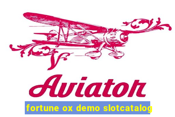 fortune ox demo slotcatalog