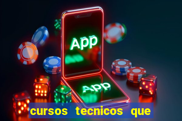 cursos tecnicos que mais empregam