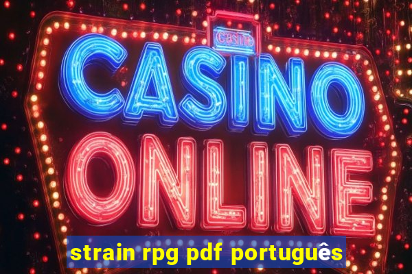 strain rpg pdf português