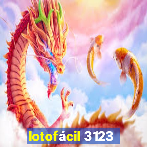 lotofácil 3123