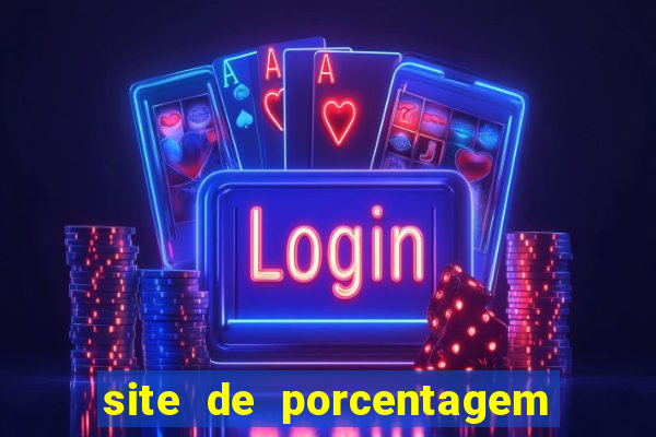 site de porcentagem dos slots