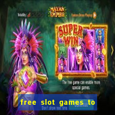 free slot games to play offline