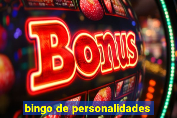 bingo de personalidades