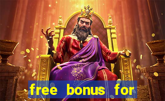 free bonus for online casino