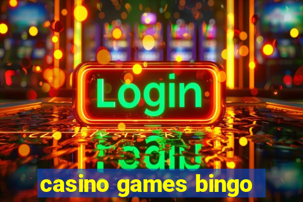 casino games bingo