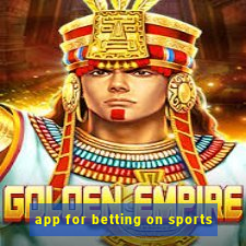 app for betting on sports